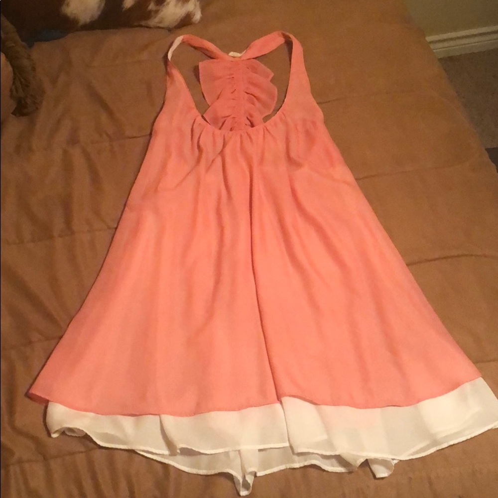 Light pink babydoll dress